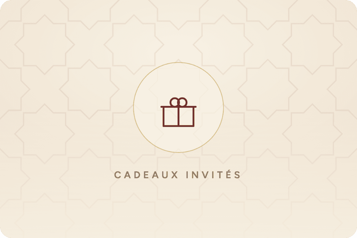 Image d'ambiance Cadeaux invités & Mariage
